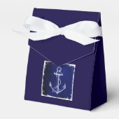 rustikale Hochzeit der Navy Geschenkschachtel (Vorderseite)