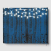 Rustikale Hochzeit der Prinzessin Gästebuch (Rückseite)