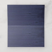 Rustikale Hochzeit der Sonnenblumenblume der Lande Platzkarte (Innenseite Aufgefaltet)