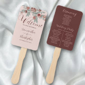 Rustikale Hochzeit der Terracotta Fächer