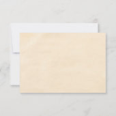 Rustikale Hochzeit der Wald-Berge RSVP Karte (Rückseite)