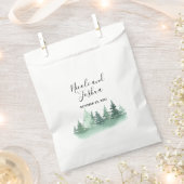 Rustikale Hochzeit des Kiefernwaldes Geschenktütchen (Ausgeschnitten)