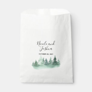 Rustikale Hochzeit des Kiefernwaldes Geschenktütchen