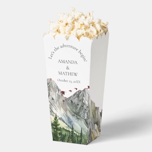 Rustikale Hochzeit des Waldwaldes Pinienwald Geschenkschachtel (Geplatzt)