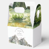 Rustikale Hochzeit des Waldwaldes Pinienwald Geschenkschachtel (Geöffnet)