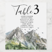 Rustikale Hochzeit des Waldwaldes Pinienwald Weinetikett (Einzelnes Label)