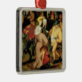 Rustikale Hochzeit, Detail des Leutetanzens Silbernes Ornament (Rechts)