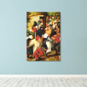 Rustikale Hochzeit, Details der Tanzenden Leinwanddruck (Insitu (Holzboden))