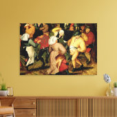 Rustikale Hochzeit, Details der Tanzenden Leinwanddruck (Insitu (Wohnzimmer))