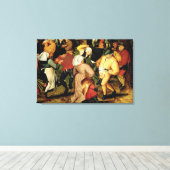 Rustikale Hochzeit, Details der Tanzenden Leinwanddruck (Insitu (Holzboden))