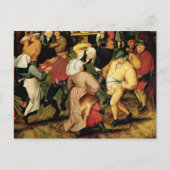 Rustikale Hochzeit, Details der Tanzenden Postkarte (Vorderseite)