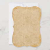 Rustikale Hochzeit Die Jagd ist vorbei Einladung (Rückseite)