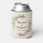 Rustikale Hochzeit Dosenkühler (Kanne Rückseite)