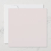 Rustikale Hochzeit Einladung (Rückseite)