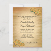 Rustikale Hochzeit Einladung (Vorderseite)