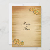 Rustikale Hochzeit Einladung (Rückseite)