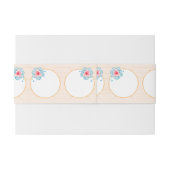 Rustikale Hochzeit Einladungsbanderole (Rückseitenbeispiel)