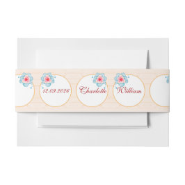 Rustikale Hochzeit Einladungsbanderole