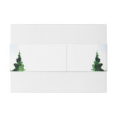 Rustikale Hochzeit Einladungsbanderole (Rückseitenbeispiel)