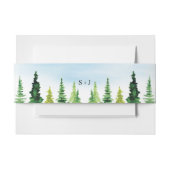 Rustikale Hochzeit Einladungsbanderole (Vorderseite Beispiel)