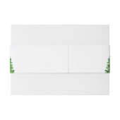 Rustikale Hochzeit Einladungsbanderole (Rückseitenbeispiel)