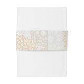 Rustikale Hochzeit Einladungsbanderole (Rückseitenbeispiel)