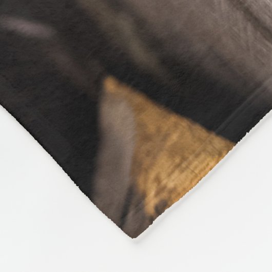 Rustikale Hochzeit Fleecedecke (Ecke)