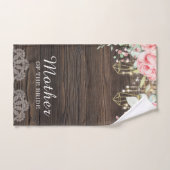 Rustikale Hochzeit florale Mutter der Braut Handtuch (Handtuch)