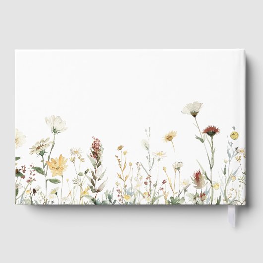 Rustikale Hochzeit Gästebuch (Rückseite)