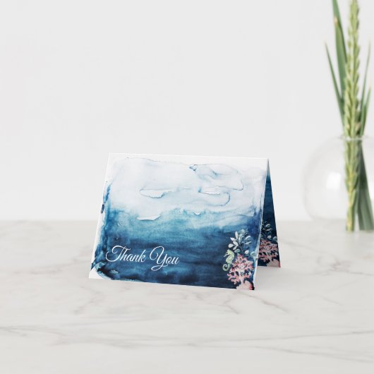 Rustikale Hochzeit geklappt Dankeschön Karte (Vorderseite)