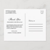 Rustikale Hochzeit Holz Blumenleuchten Spitze Viel Postkarte (Rückseite)