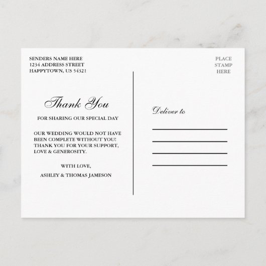 Rustikale Hochzeit Holz Blumenleuchten Spitze Viel Postkarte (Rückseite)