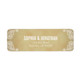 Rustikale Hochzeit I Hand Drawn Paisley Rücksendea