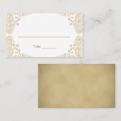 Rustikale Hochzeit I Paisley Table Assignment Card Platzkarte (Vorne/Hinten)