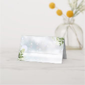 Rustikale Hochzeit im Grünen Platzkarte (Vorderseite)