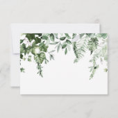 Rustikale Hochzeit im Grünen Save The Date (Rückseite)