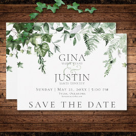 Rustikale Hochzeit im Grünen Save The Date
