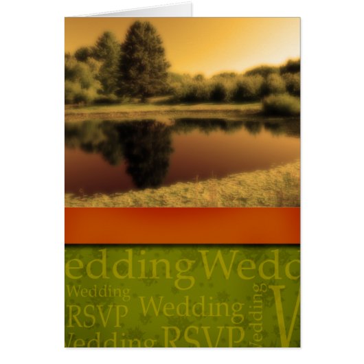 Rustikale Hochzeit im Herbst (Vorne)