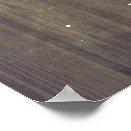 Rustikale Hochzeit im Herbst Begrüßungszeichen Poster (Ecke)