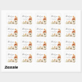 Rustikale Hochzeit im Herbst Danke, Stickers (Blatt)