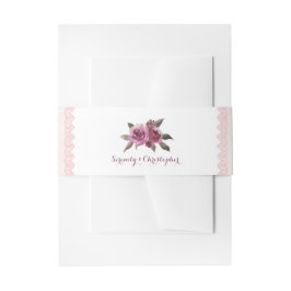 Rustikale Hochzeit im Herbst Einladungsbanderole