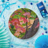 Rustikale Hochzeit im Herbst Farben Herbst Foto Pappteller (Party)