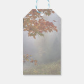 Rustikale Hochzeit im Herbst Geschenkanhänger (Rückseite)