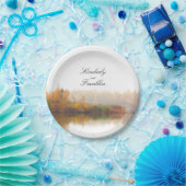 Rustikale Hochzeit im Herbst Pappteller (Party)