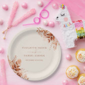 Rustikale Hochzeit im Herbst Pappteller (Party)