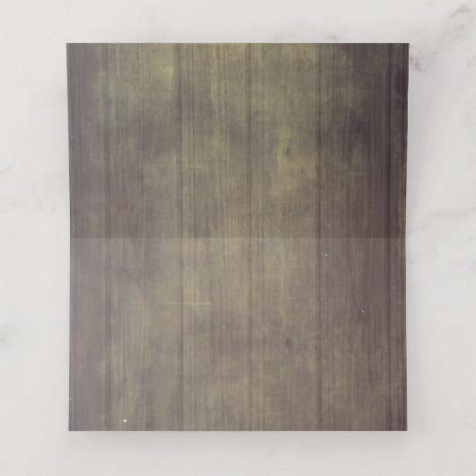 Rustikale Hochzeit im Herbst Platzkarte (Innenseite Aufgefaltet)