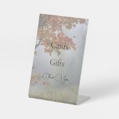 Rustikale Hochzeit im Herbst Sockelschild (Vorderseite)