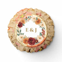 Rustikale Hochzeit im Herbst, süße Leckerbissen