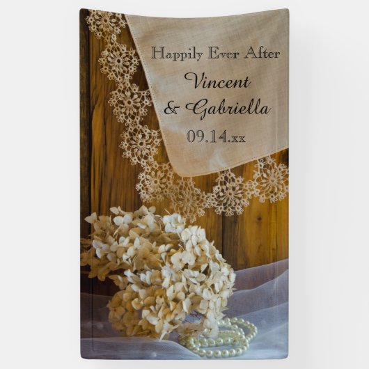 Rustikale Hochzeit im Landhausstil Banner (Vertikal)