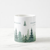 Rustikale Hochzeit im Pinienwald Kaffeetasse (Mittel)